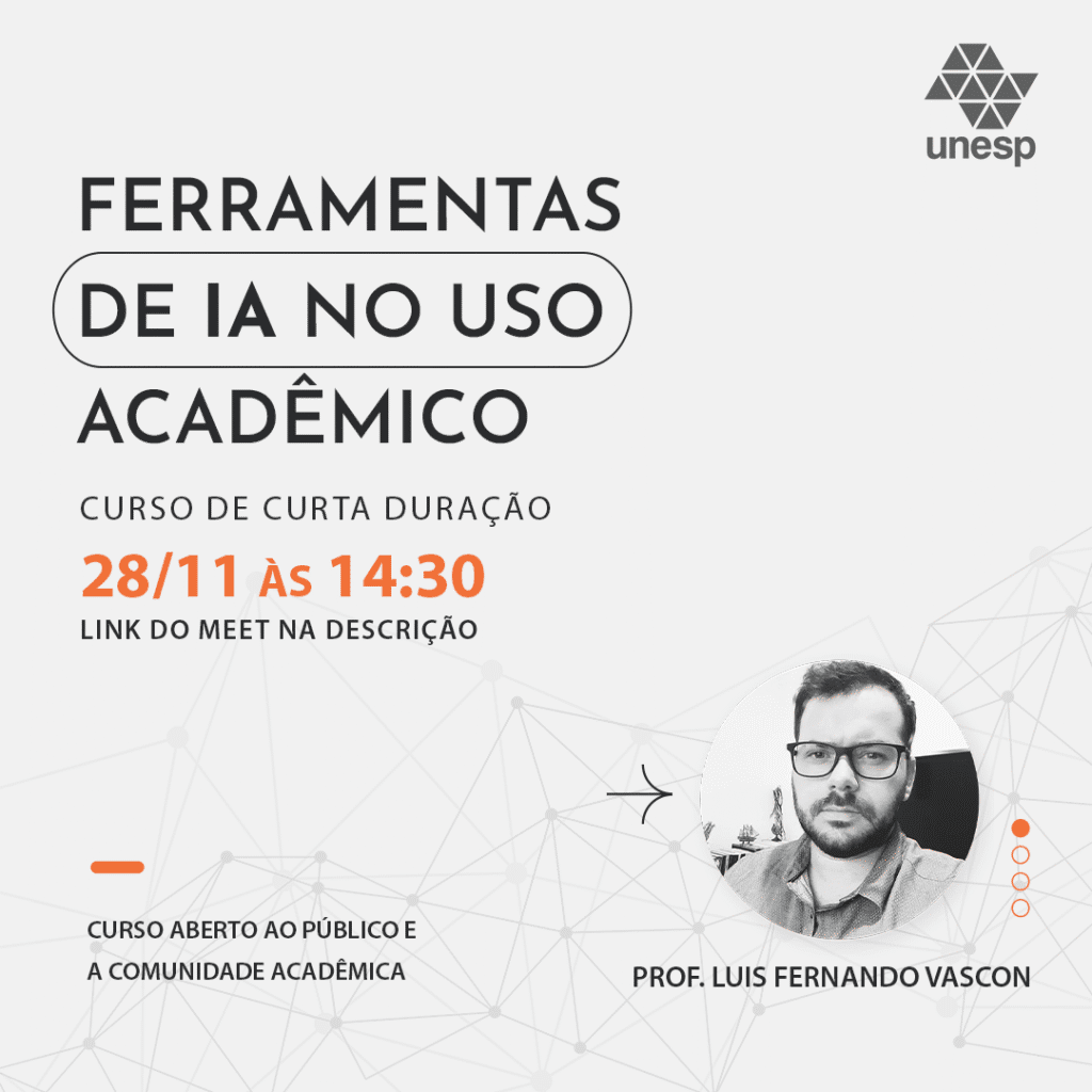Curso gratuito: Ferramentas de IA no Uso Acadêmico